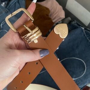 Juicy Couture – brown and gold belt – small/medium